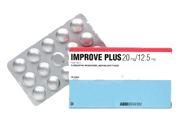 IMPROVE PLUS 20 MG/12,5 MG  28 FILM KAPLI TABLET